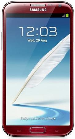 Смартфон Samsung Galaxy Note 2 GT-N7100 Red - Красноярск