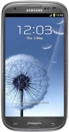 Смартфон Samsung Galaxy S3 GT-I9300 16Gb Titanium grey - Красноярск